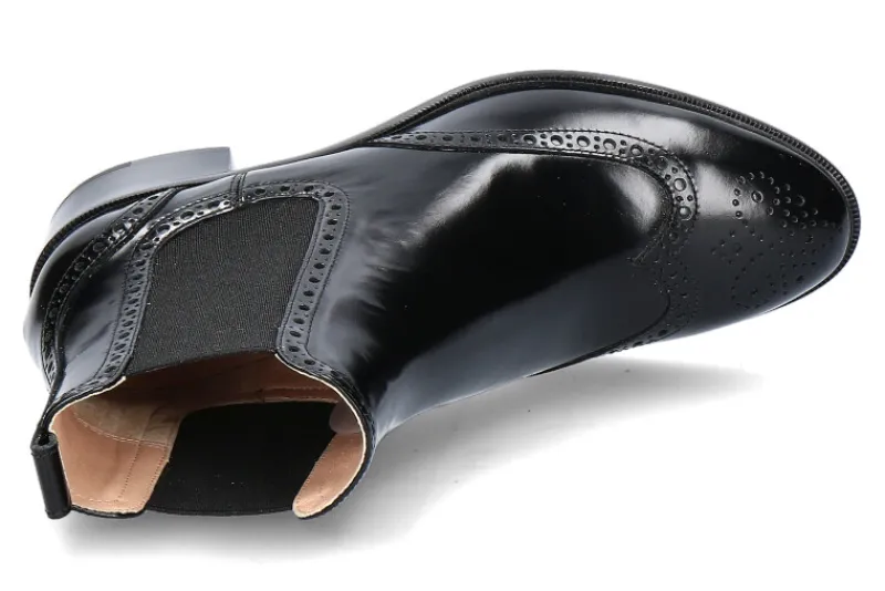 Damen Unützer Chelsea Boot SPAZZOLATO NERO (39½)