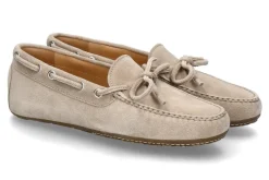 Damen Unützer Mokassin VELOUR- 27 beige