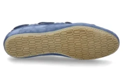 Damen Unützer Mokassin VELOUR- 61 light blue/hellblau