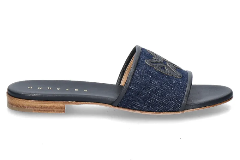Damen Unützer Pantolette DENIM 63- navy