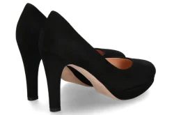 Damen Unützer Plateaupumps CAMOSCIO NERO- schwarz