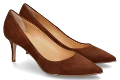 Damen Unützer Pumps CAMOSCIO COGNAC 7169