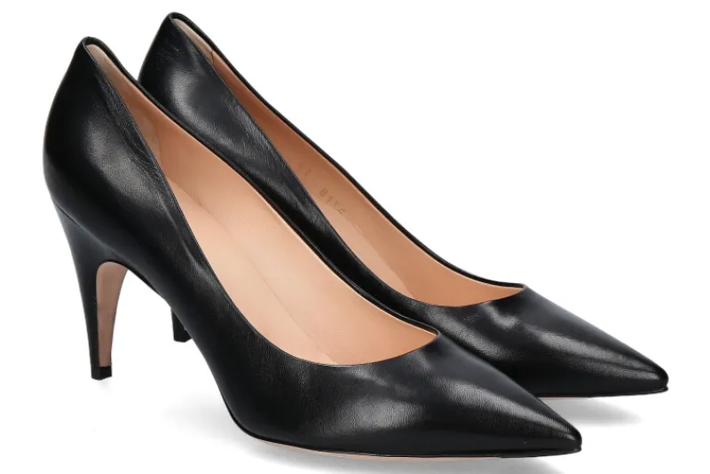 Damen Unützer Pumps STIVALE DONNA NAPPA NERA (40)