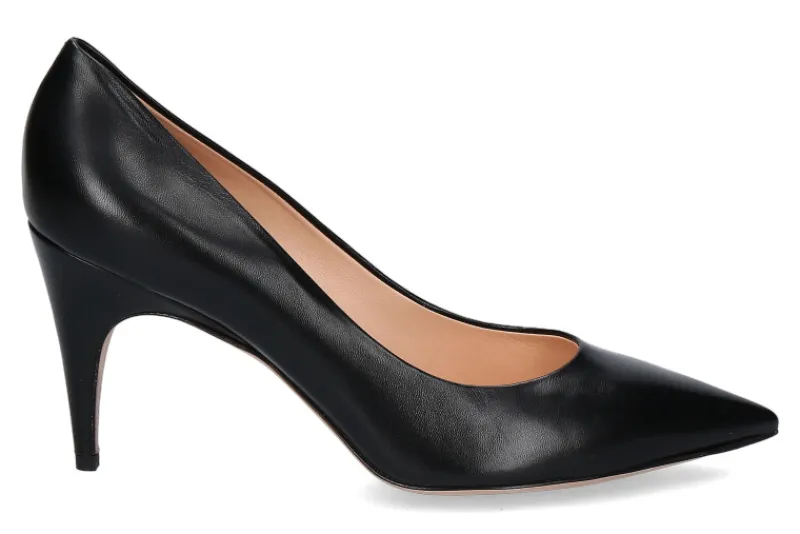 Damen Unützer Pumps STIVALE DONNA NAPPA NERA (40)
