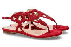 Damen Unützer Sandale VELOUR ROSSO