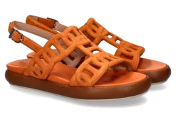 Damen Unützer Sandale VELOURS MOUSSE CUOIO