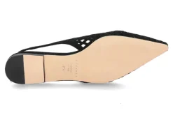 Damen Unützer Slingballerina CAMOSCIO 10- black