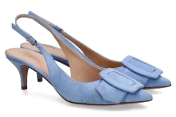 Damen Unützer Slingpumps CAMOSCIO CIELO