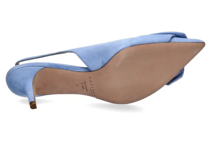 Damen Unützer Slingpumps CAMOSCIO CIELO