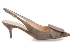 Damen Unützer Slingpumps CAMOSCIO 87 TAUPE