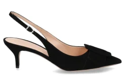 Damen Unützer Slingpumps CAMOSCIO NERO (41)