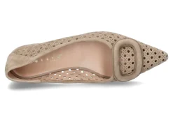 Damen Unützer Slipper CAMOSCIO 68 SABBIA