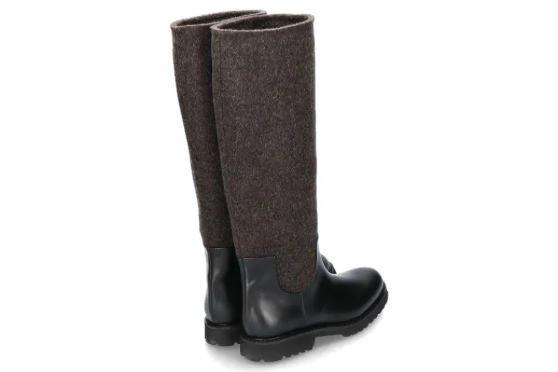 Damen Unützer Stiefel VITELLO LODEN- 10 schwarz