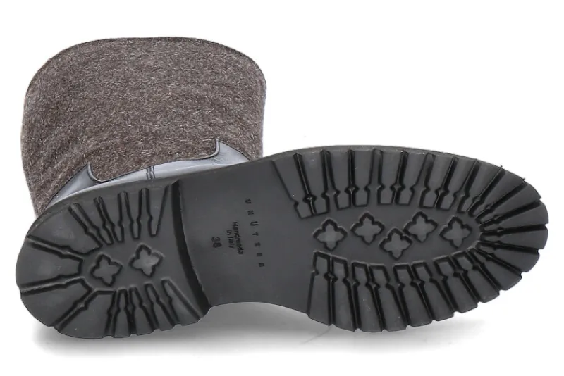 Damen Unützer Stiefel VITELLO LODEN- 10 schwarz