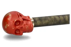 Damen Utile4 Schuhanzieher SKULL MATT ORANGE/RED GOLD