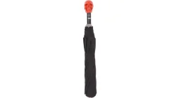 Damen Walking Sticks Regenschirm ORANGE SKULL BLACK